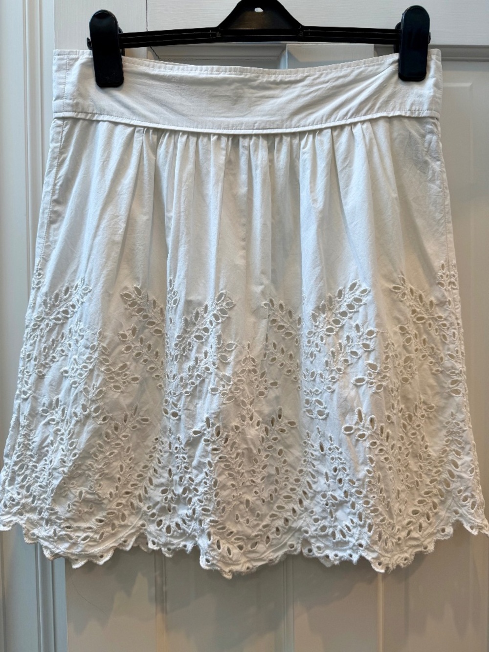 Isabel Marant Etoile Eyelet trim skirt